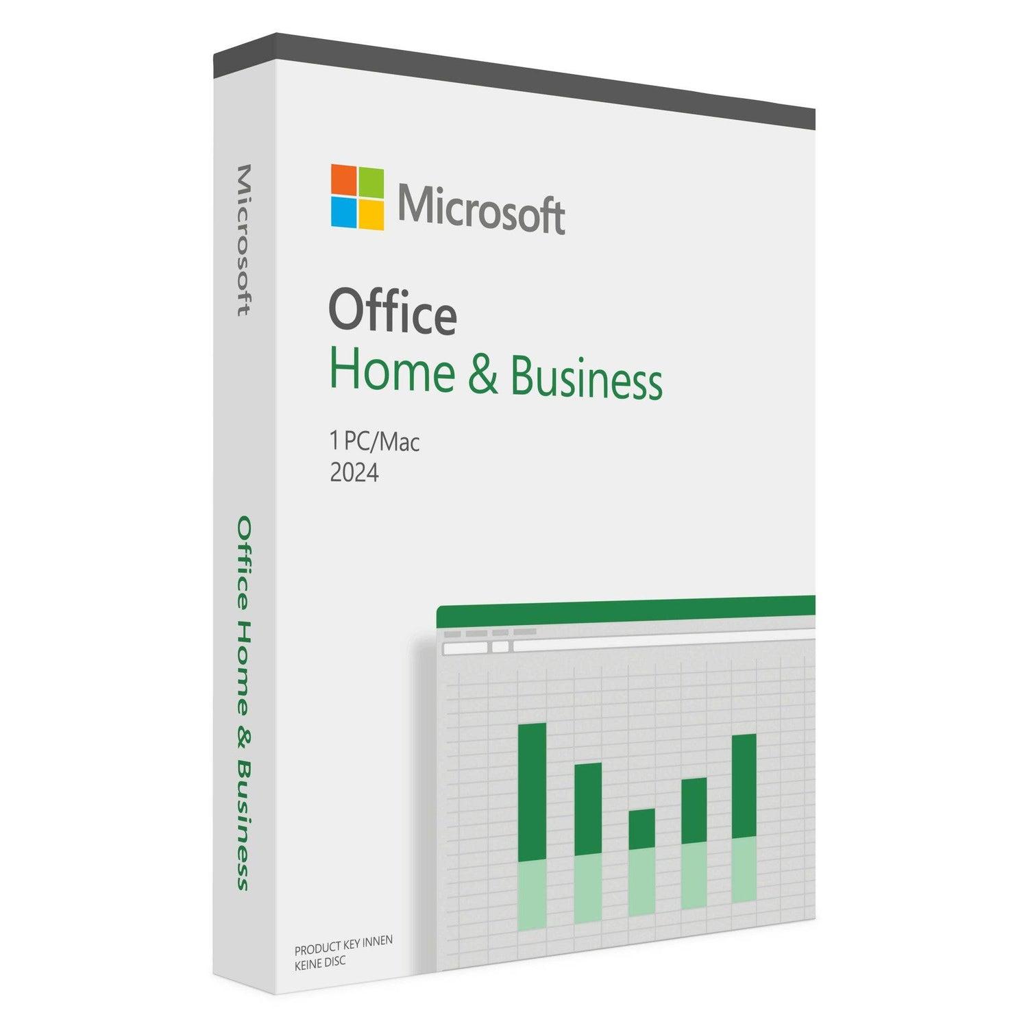 Microsoft Office Home and Business 2024 - Base License - 1 PC/Mac